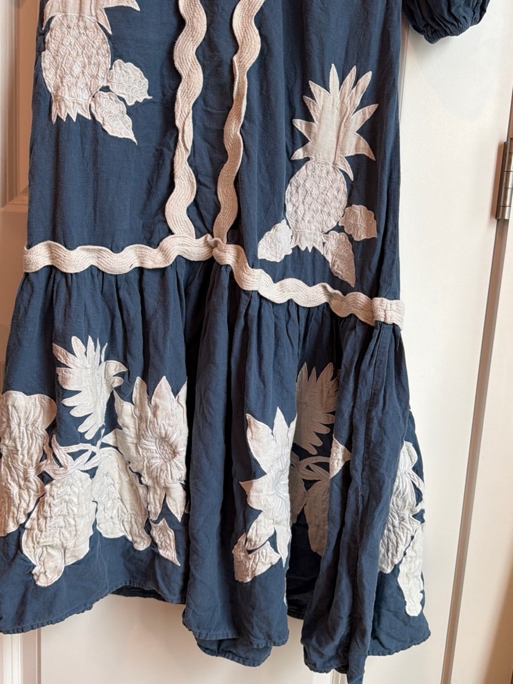 Farm Rio Embroidered Long-Sleeve Dress - Picture 3 of 5